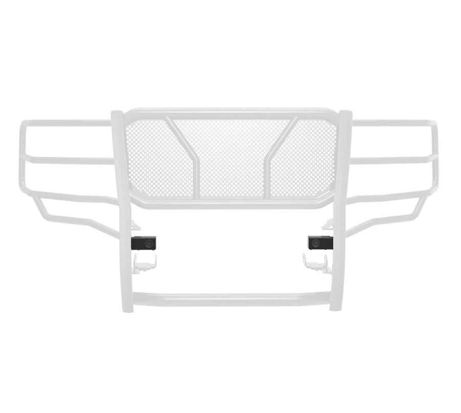 Modular Black Horse & Rugged Grille Guard Parking Sensor Relocation Kit Black for 14-18 Silverado 1500 (Incl. 19-21 Silverado 1500 LD), 14-18 Sierra 1500 (Excl. Denali Models), 19-23 Ford Ranger
