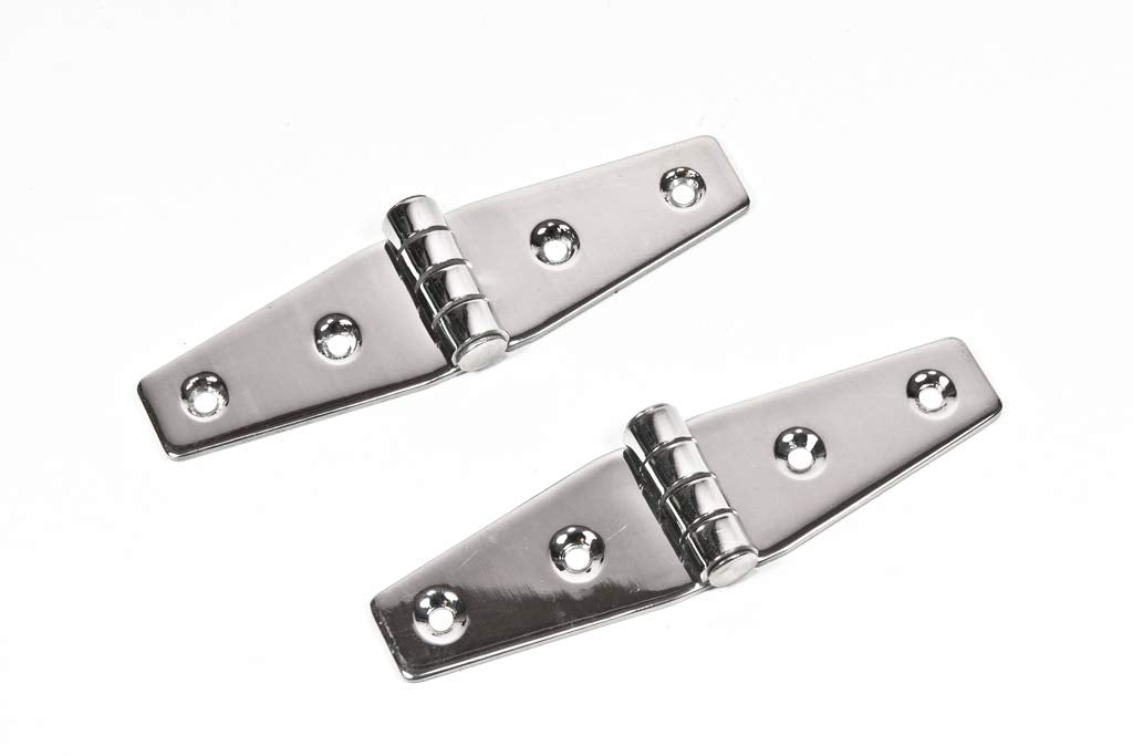 Moeller 054155-10 Marine Strap Hinges, 304 Stainless Steel