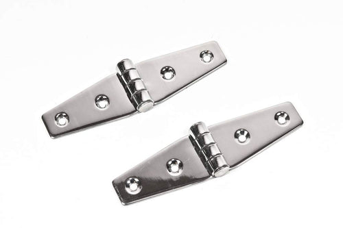 Moeller 054155-10 Marine Strap Hinges, 304 Stainless Steel