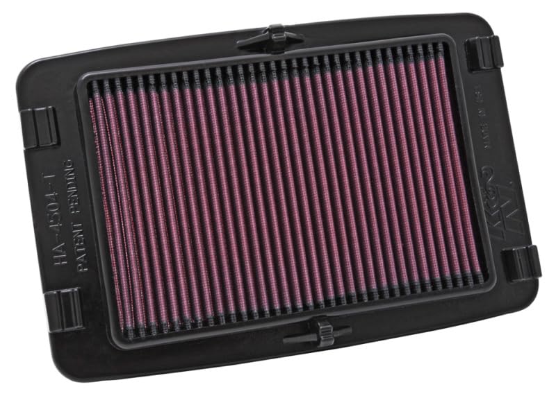 Honda K&N HA-4506-T POWERLID High Performance Replacement Air Filter, Black