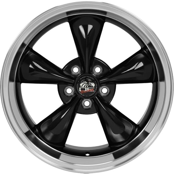 FR01-18100-5450-22BM OE Wheels 18" Replica Wheel Fits Ford Mustang Bullitt Rim 18x10 Black Wheel