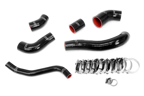 4-ply HPS Black Reinforced Silicone Intercooler Hose Kit 57-2003-BLK