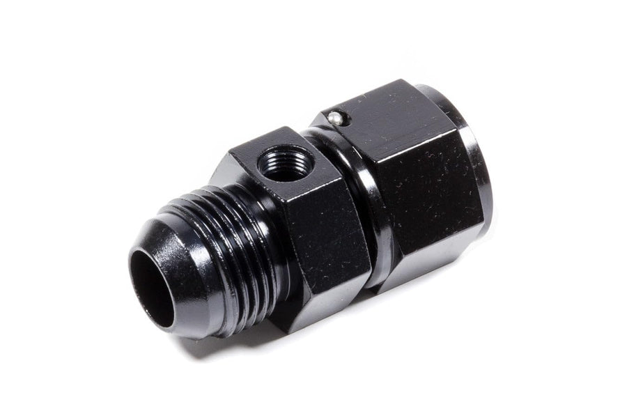 Inline Gauge Adapter Fragola Performance Systems #12 Male X #12 Fem Black 495014-BL