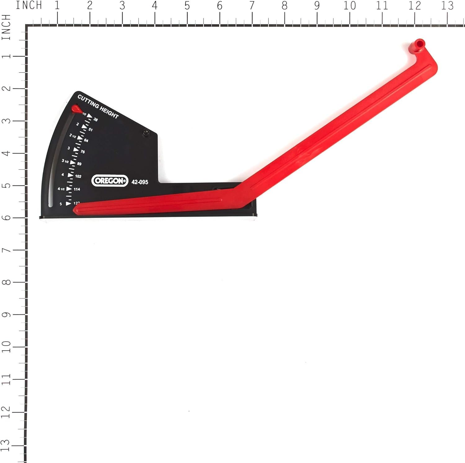 Oregon Deck Leveling Gauge Small Engine, Correct Unlevel Mower Blades & Deck to Ensure Longevity, Safety & Performance, Universal Fit for Both Riding and Push Lawn Mowers, Lawn Mower Parts (42-095)