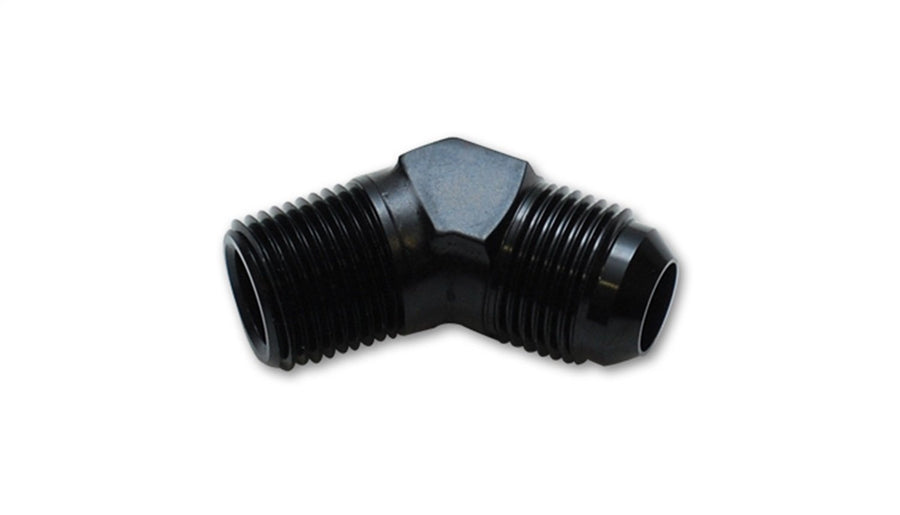 45 Degree Vibrant Performance Adapter Fitting (AN to NPT); Size: -4An x 1/4" Npt, 1 Pack