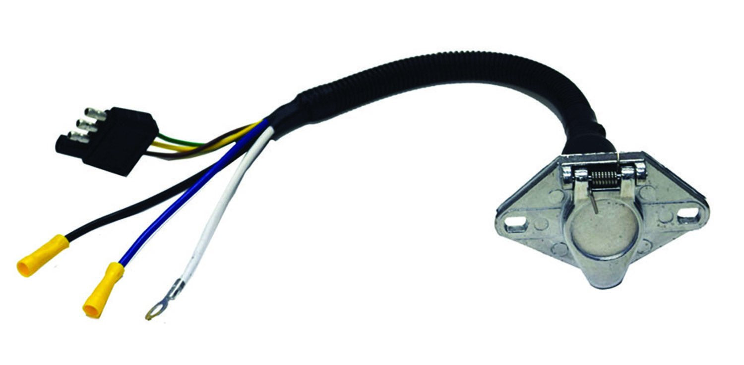Valterra A10-6034 6 Way to 4 Way 12" Long Pre-Wired Harness