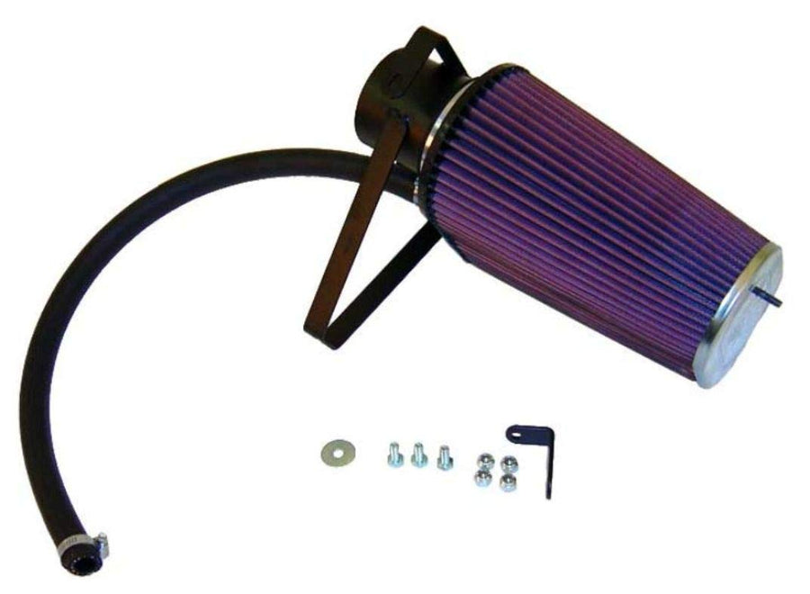 Cold Air Intake System K&N: High-Flow Air-Filter, Increase Performance & Horsepower: Compatible with 1988-1995 FORD Bronco; F150; F250 F350; 1988 FORD F; 57-2503