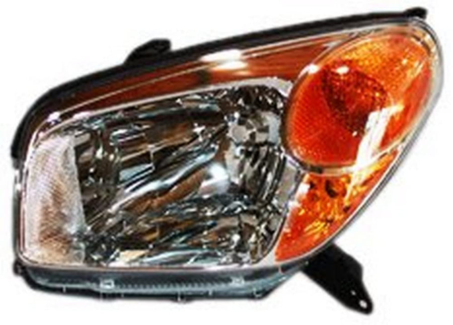 Left TYC Headlight Assembly Compatible with 2004-2005 Toyota Rav4
