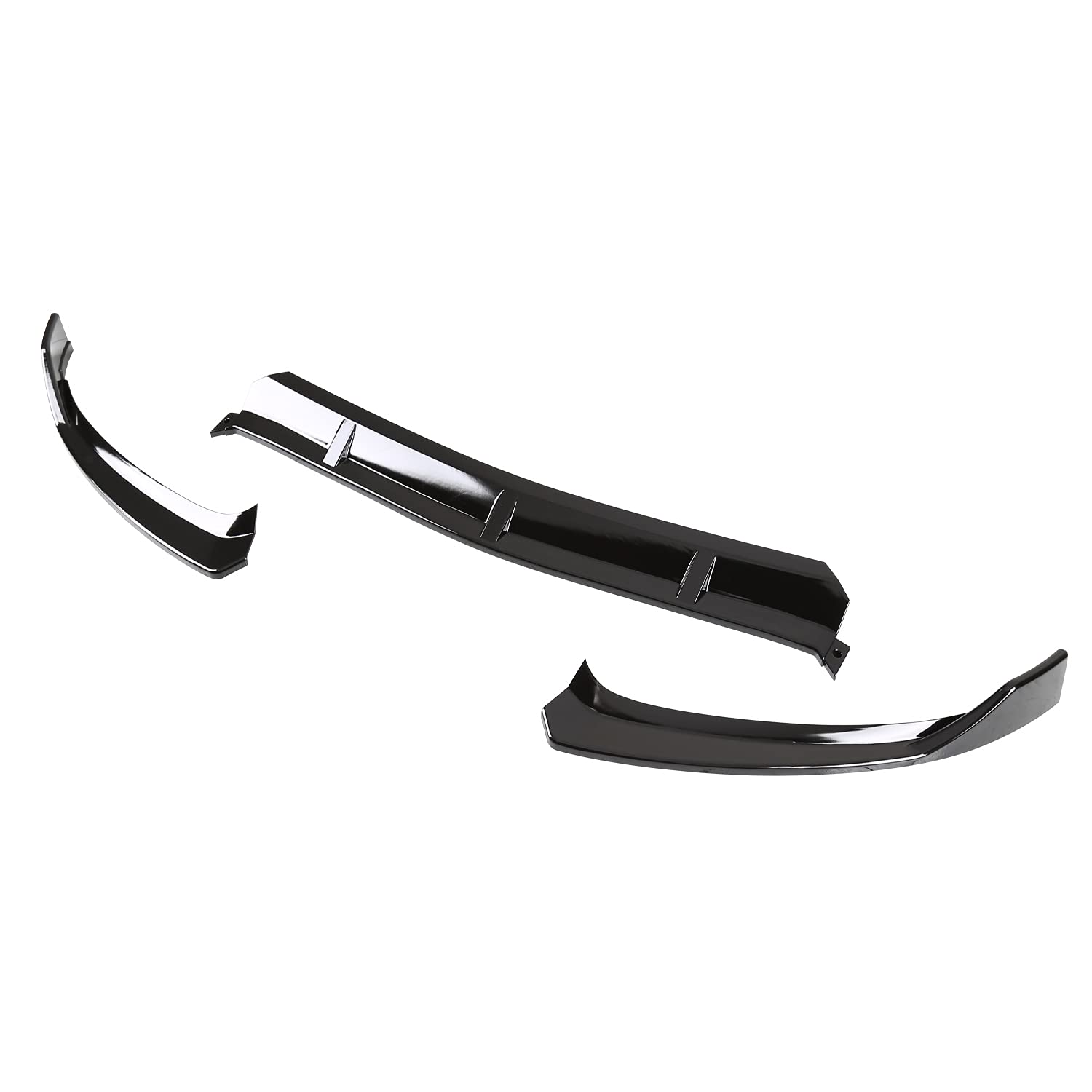 Glossy Black Spec-D Tuning Front Lip Spoiler Splitter Compatible with 2015-2018 Mercedes Benz C-Class W205