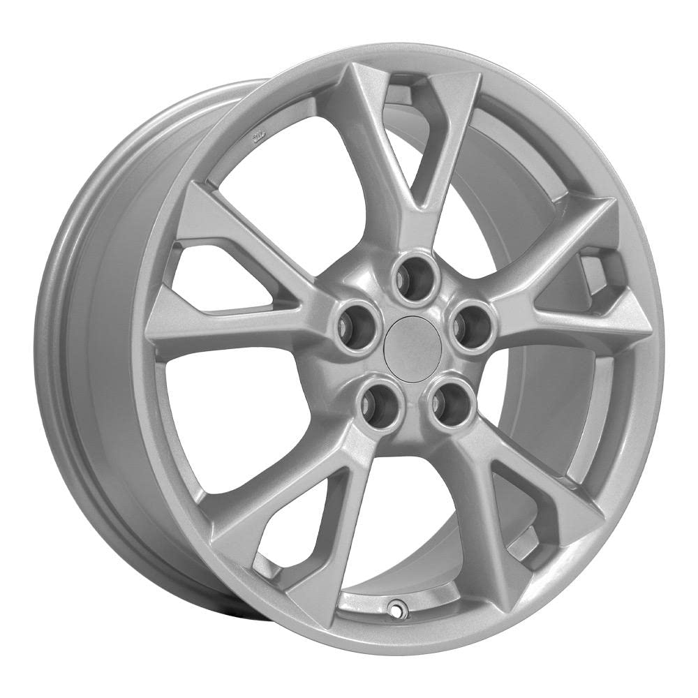 NS21-18080-5450-50S OE Wheels LLC Silver Wheel Painted (18 x 8. inches /5 x 114 mm, 50 mm Offset)
