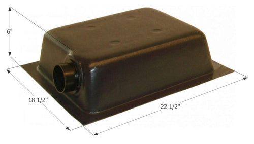 Holding Tank ICON Left End or Bottom Drain HT630ED with 3" Spigot & Level Sensors