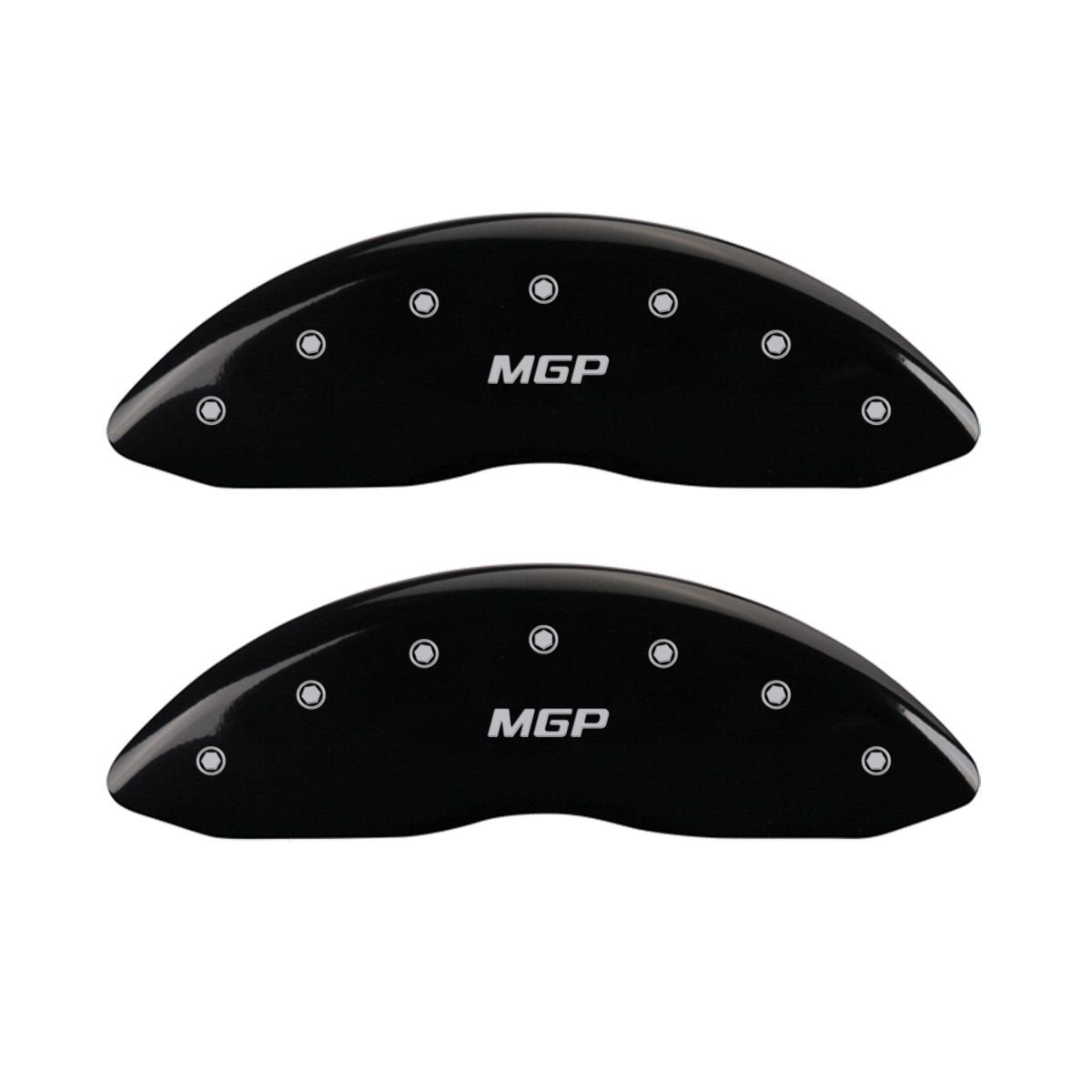 Caliper Covers-Gloss Black MGP 42011FMGPBK, Front Only: MGP Logo