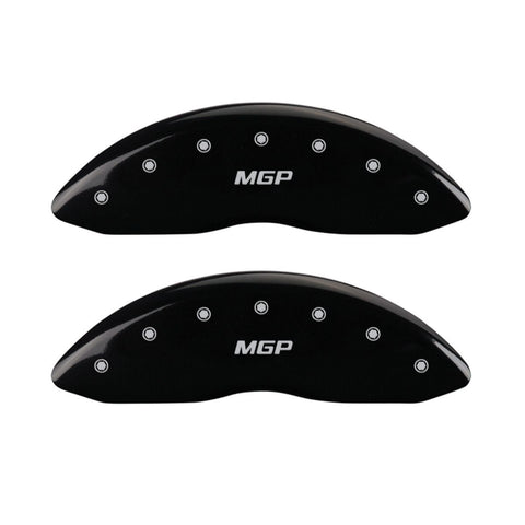Caliper Covers-Gloss Black MGP 42011FMGPBK, Front Only: MGP Logo