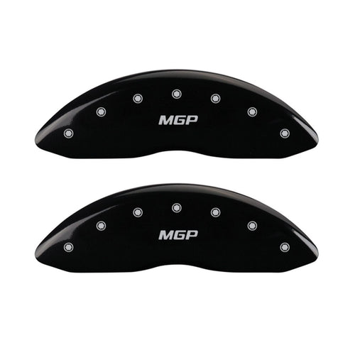 Caliper Covers-Gloss Black MGP 42011FMGPBK, Front Only: MGP Logo
