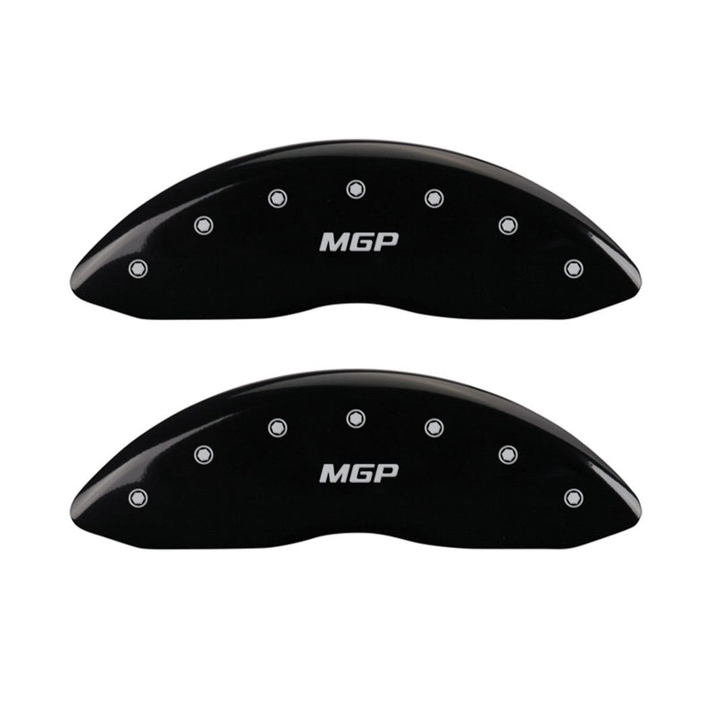 Caliper Covers-Gloss Black MGP 42011FMGPBK, Front Only: MGP Logo