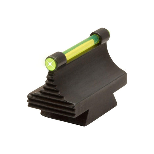 3/8-Inch TRUGLO Dovetail Front Steel Gun Sight Replacement Fiber Optic Ramp Sight - .450", Green