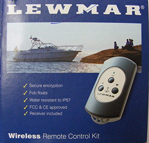 Lewmar Wireless Remote Kit 3-Button Windlass – High-strength, glass-reinforced construction and high-density rubber gasket; includdes 3 meter connecting cable, watertight deck fitting, support bracket