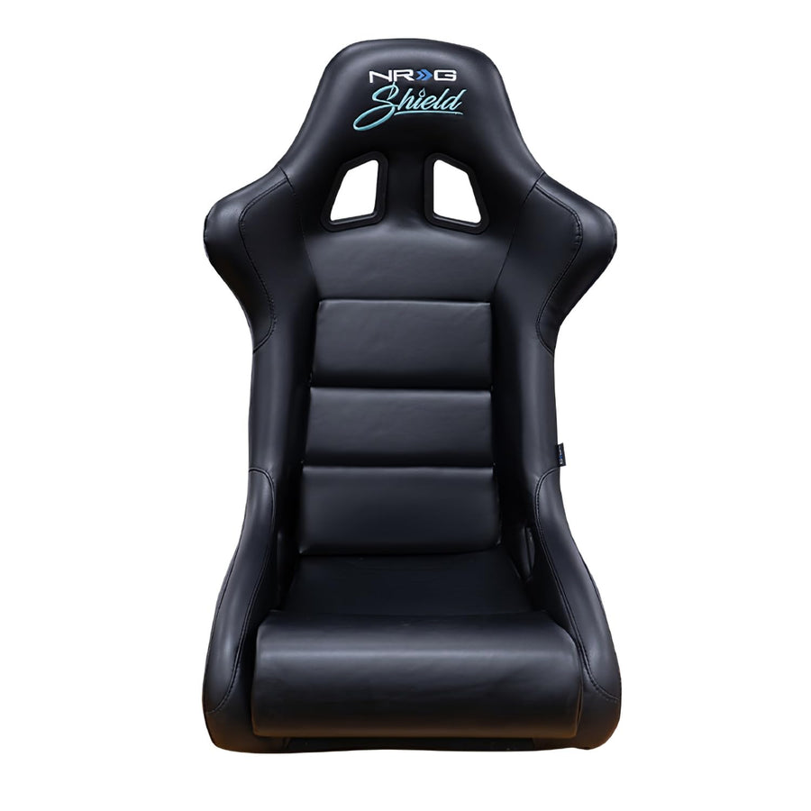 NRG Innovations FRP Bucket Seat NRG-FRP-310-SHIELD With Headrest Water Resistant Vinyl (Medium)