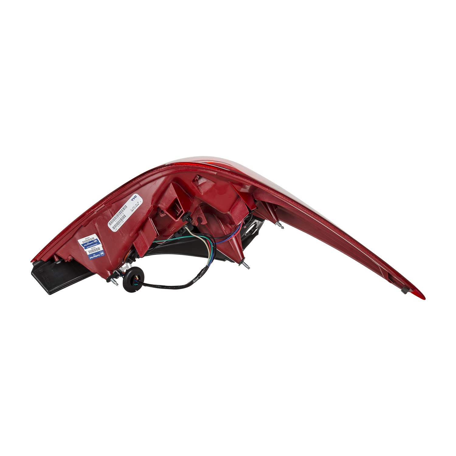 Right TYC Tail Light Assembly Compatible with 2007-2012 Nissan Versa