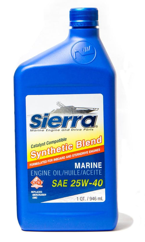 Sierra 25W40 Fcw Cat Synthetic Blend Oil, Quart Made by 9440CAT2