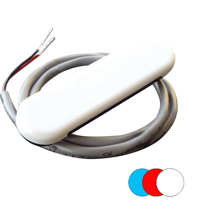 Multi-Color Shadow-Caster Courtesy Light w/2' Lead Wire White Abs Cover