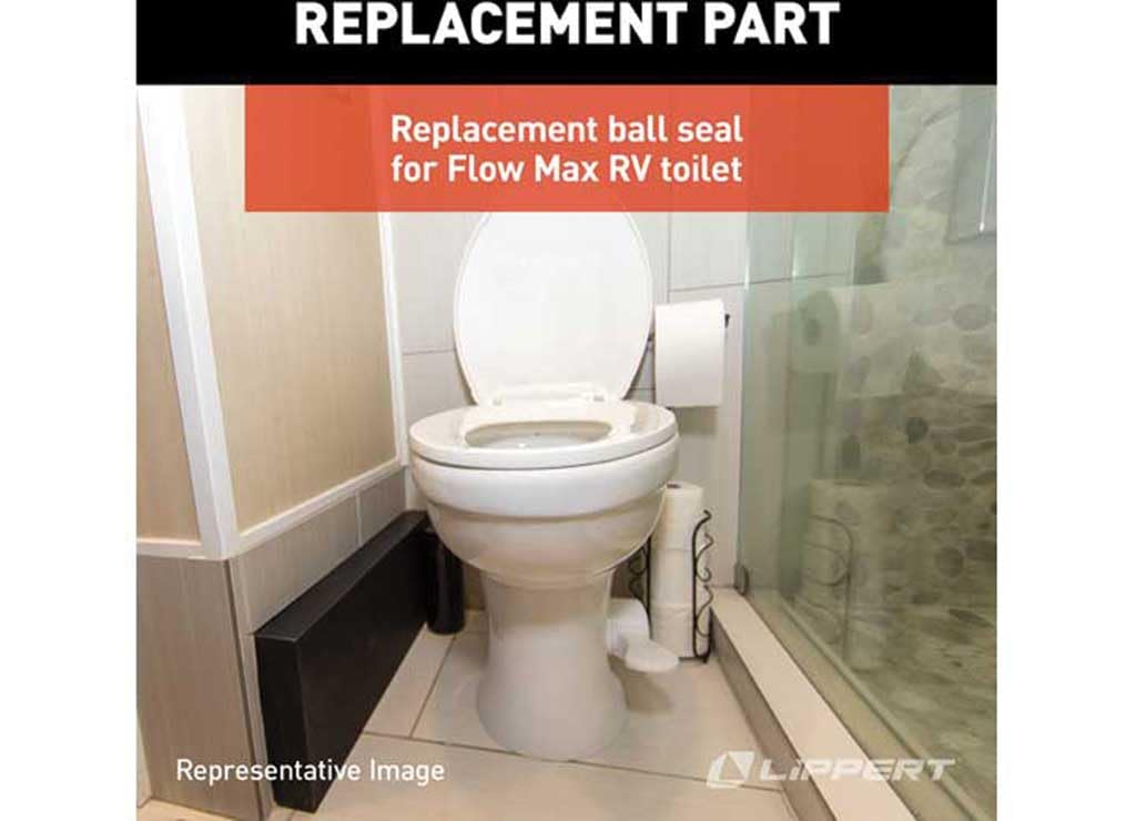 Flow Max Lippert 2023038024 Replacement RV Toilet Ball Seal