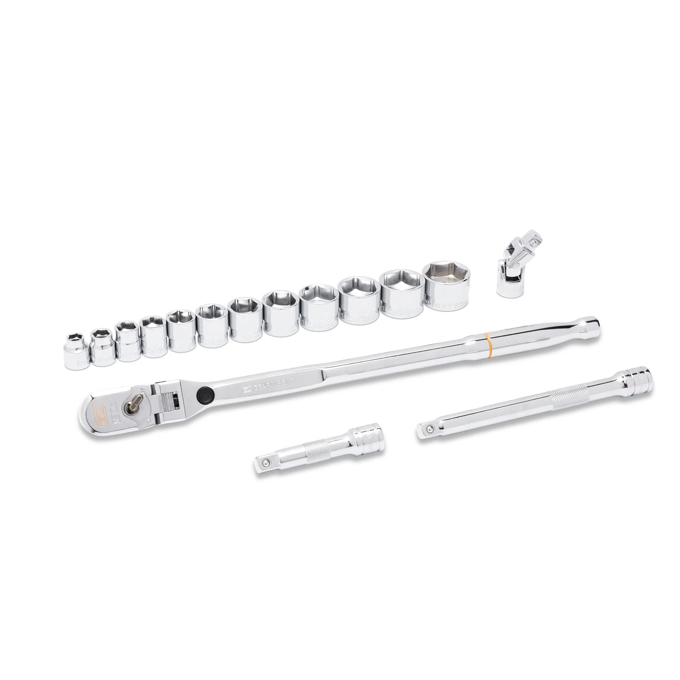 16 Piece GEARWRENCH 3/8" Drive 120XP Stubby Socket MTS SAE - 81393
