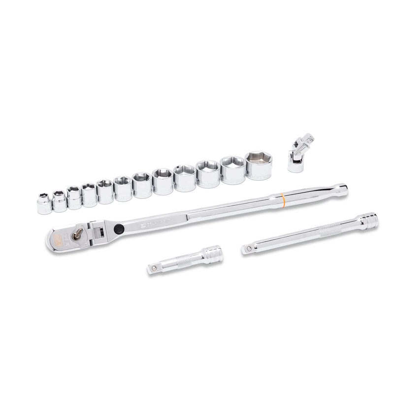 16 Piece GEARWRENCH 3/8" Drive 120XP Stubby Socket MTS SAE - 81393