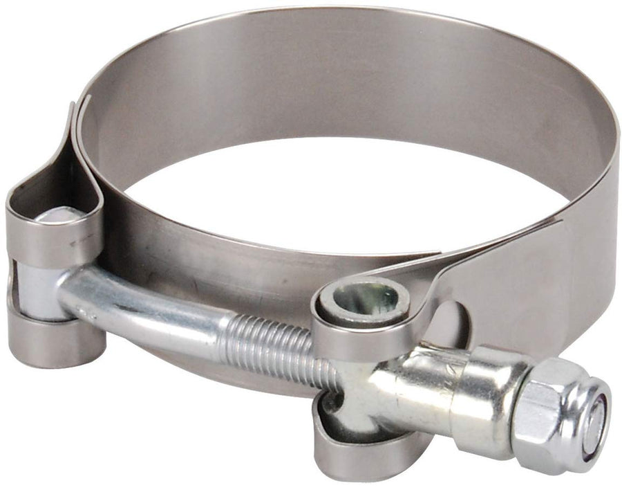 Design Engineering Stainless Steel 010214 Wide Band T-Bar Exhaust Clamp, 2.25" - 2.56"