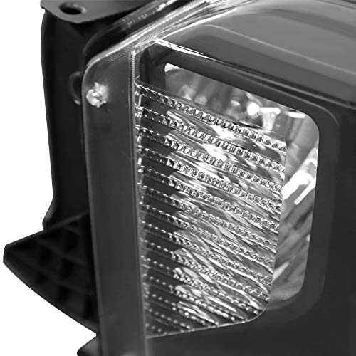 2LHP-TUN14JM-V2-RS SPEC-D TUNING Retro Style Projector Headlights Black for 14-18 Toyota Tundra