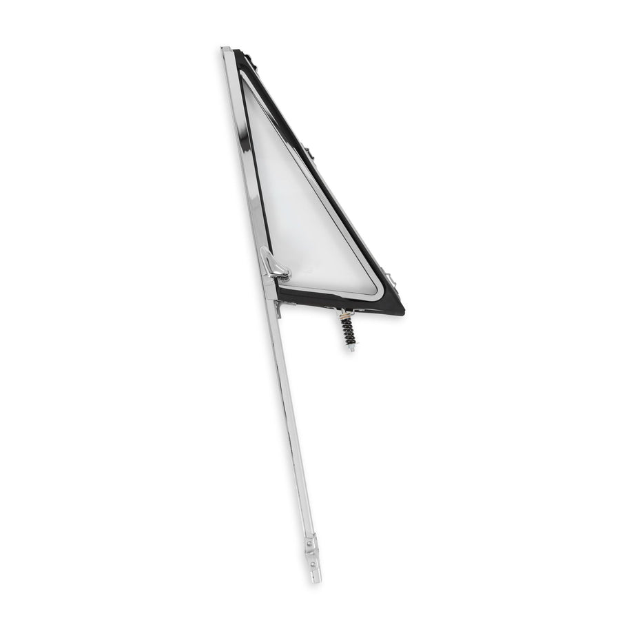 VWA72LHCLEAR Brothers Trucks Vent Window Assembly - Chrome - Clear - Left