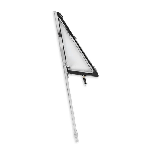 VWA72LHCLEAR Brothers Trucks Vent Window Assembly - Chrome - Clear - Left