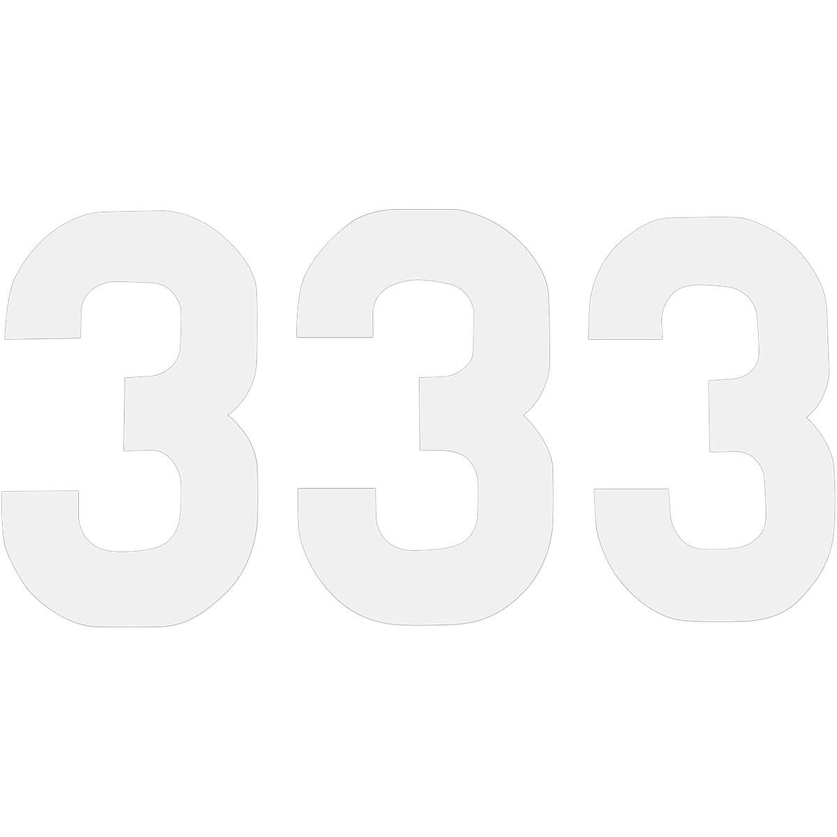N NUMBER 3 STYLE PROS WHT - NVI-3W