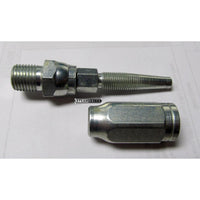 Gates Field Attachable 4C1T-4RMPX Type T for G1 Hose, 1 Wire, Male Pipe Swivel NPTF Without 30 Cone Seat, 1/4" ID
