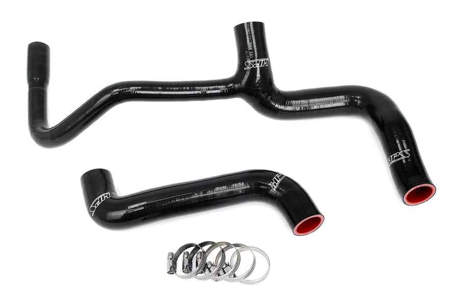 3-ply HPS Black Reinforced Silicone Radiator Coolant Hose Kit 57-2037-BLK