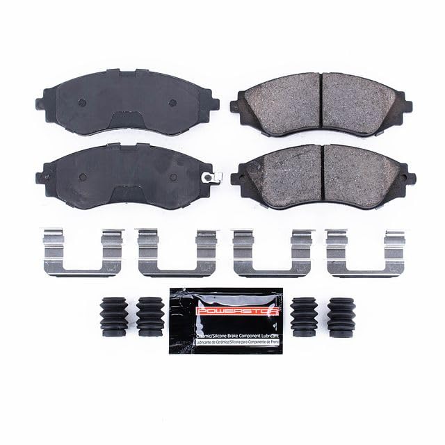 Power Stop Z23-797 Z23 Evolution Sport Carbon Fiber Infused Ceramic Brake Pads with Hardware