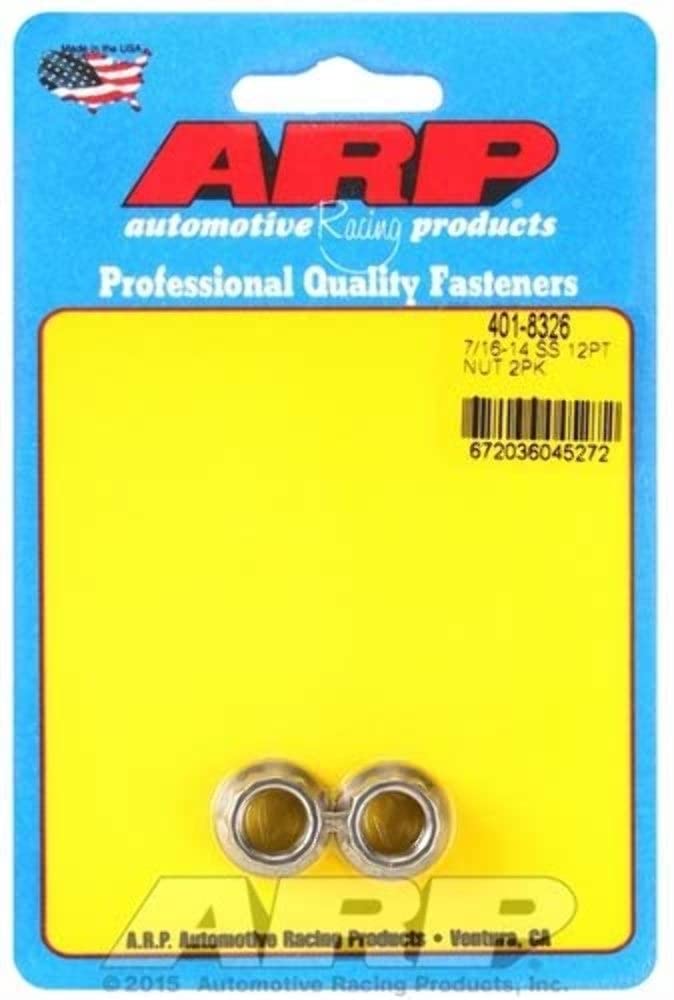 Nut Kit ARP 401-8326 (7/16-14 SS 12pt nut)