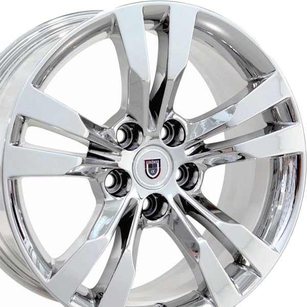 Chrome Wheel Painted Tires OE Wheels LLC CA15B-18085-5120-40C (18 x 8.5 inches /5 x 120 mm, 40 mm Offset)