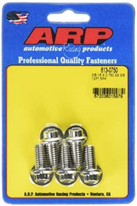 ARP 3/8-16 x 0.750 12pt SS bolts 613-0750