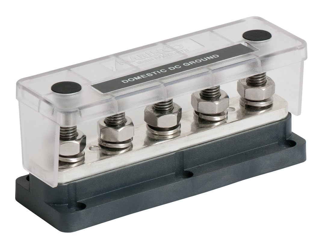 BEP 650A Marinco Power Products 5 Stud Buss Bar grey