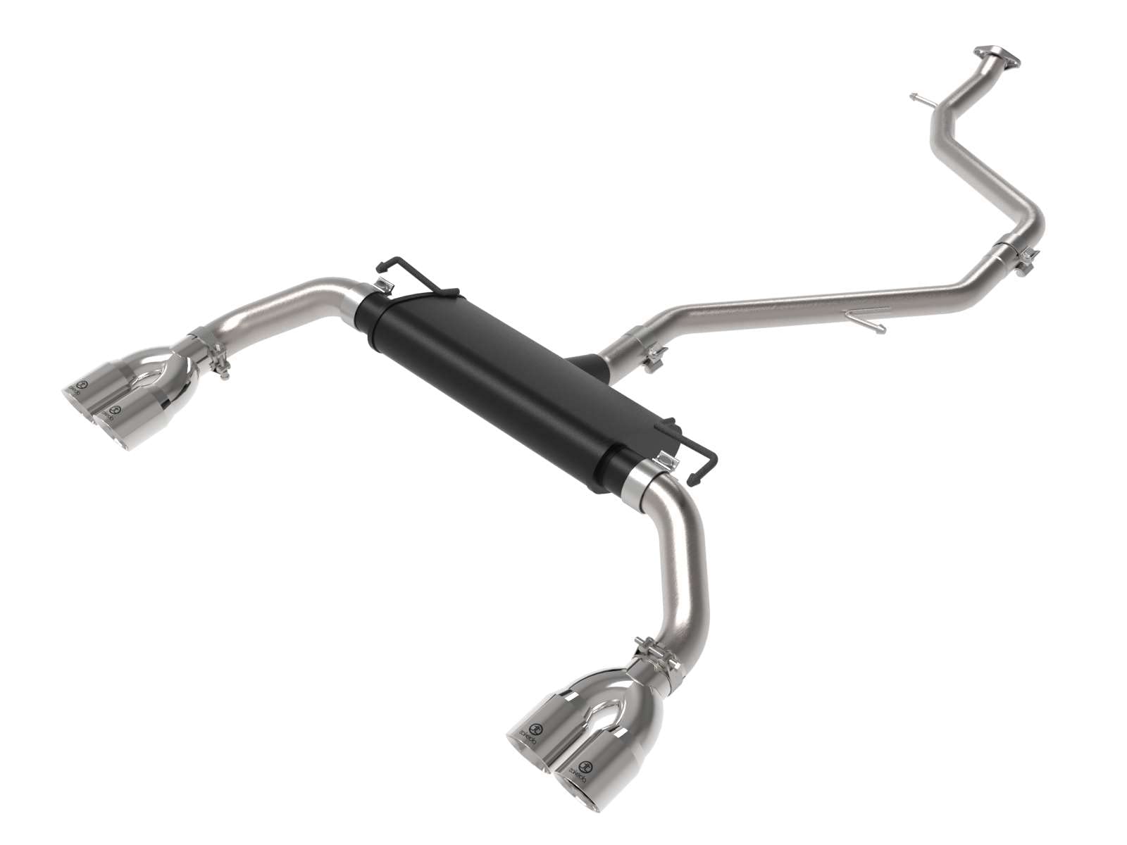 Takeda aFe POWER 49-36054-P 2 IN to 2-1/2 IN 304 Stainless Steel Cat-Back Exhaust System, fits 2019-2021 Lexus UX200 L4-2.0L