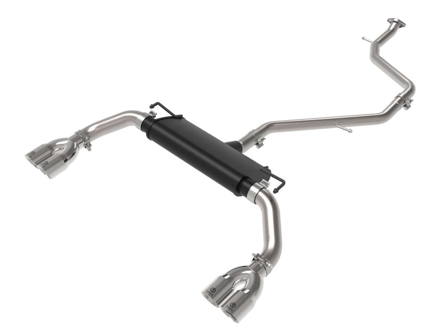 Takeda aFe POWER 49-36054-P 2 IN to 2-1/2 IN 304 Stainless Steel Cat-Back Exhaust System, fits 2019-2021 Lexus UX200 L4-2.0L