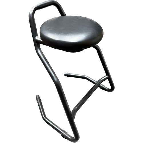 30" H, Mechanic Stool, Steel, No Wheels