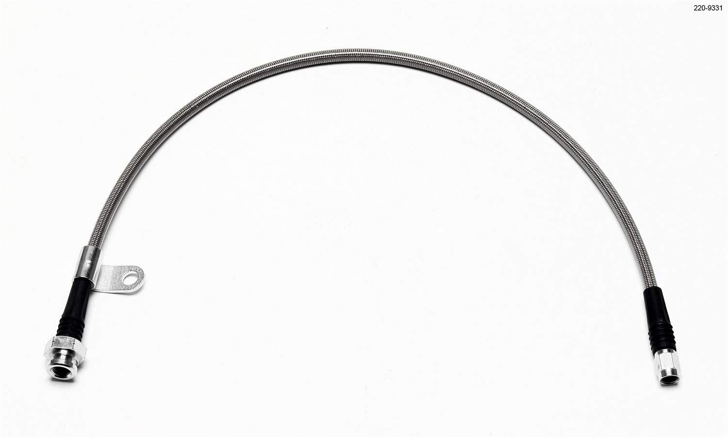Wilwood FLEXLINE, 23in. OAL, M10x1 TO -3, W/BRACKET 220-9331