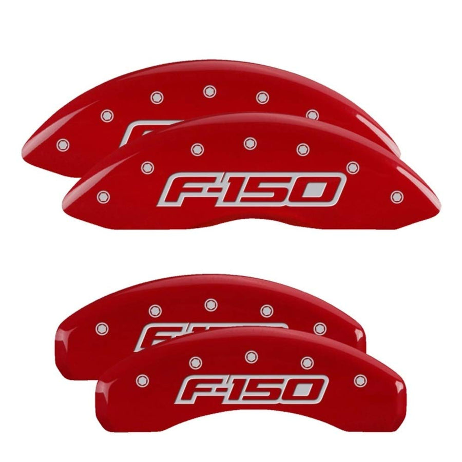 F-150 (2009) MGP Calipers 10219SF15RD, Red/Silver