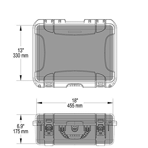 Waterproof Nanuk 930 Hard Case Empty - Yellow