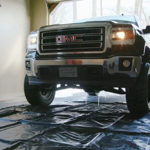 Heavy-Duty AutoFloorGuard Garage Containment Floor Mat for Extra-Large Vehicles, 8’6″x22′