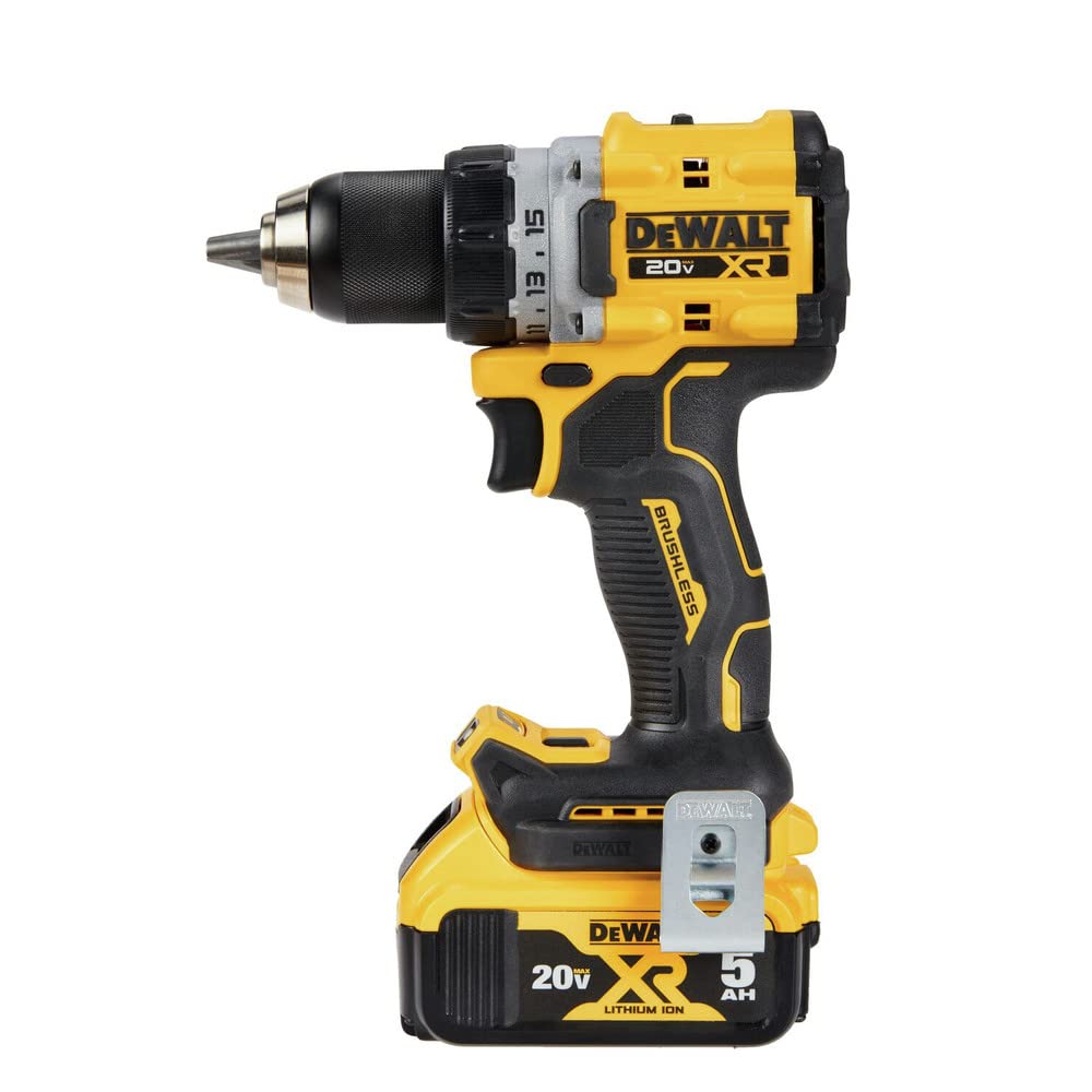 20V MAX* DEWALT XR® Brushless Cordless 1/2 in. Drill/Driver Kit (DCD800P1), Yellow