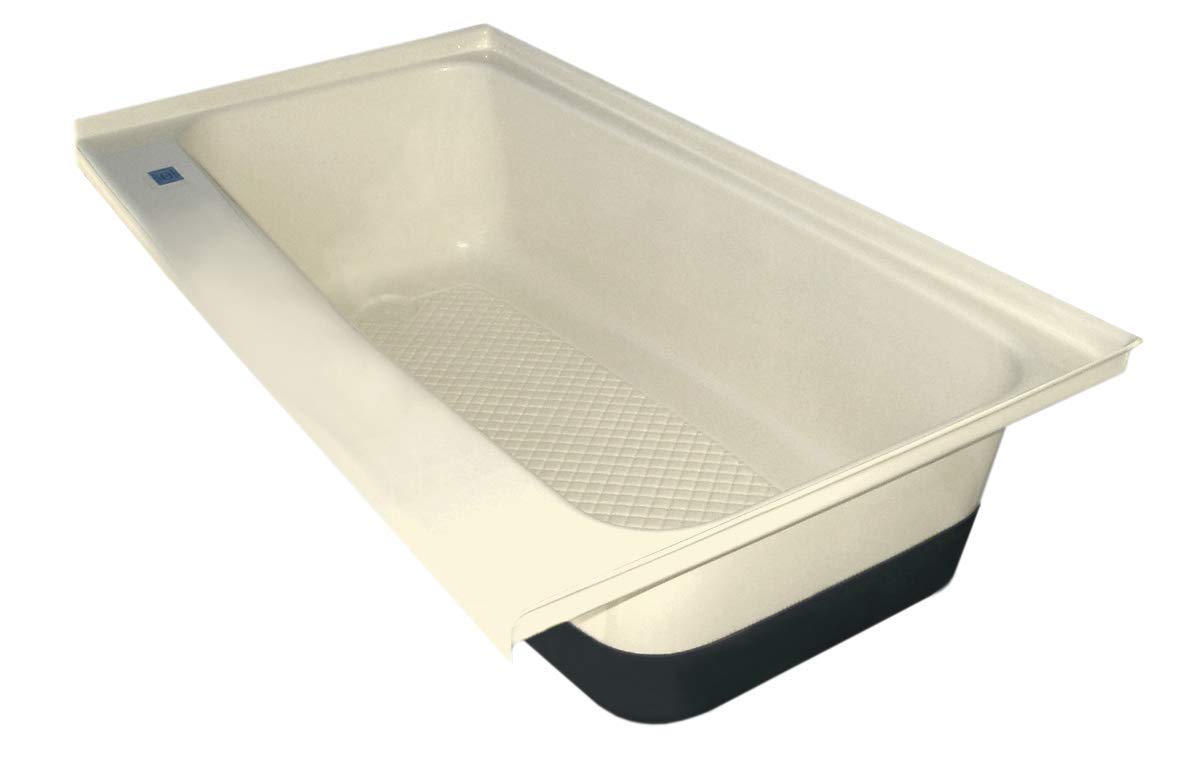 Bath Tub ICON 00477 with Left Hand Drain TU600LH - Colonial White
