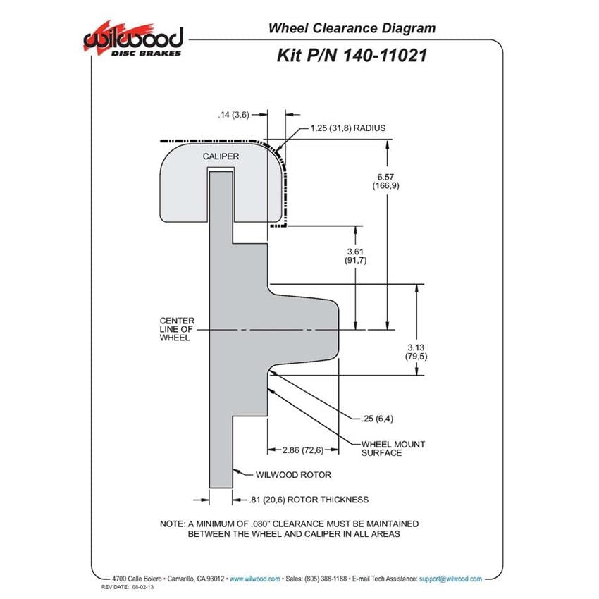 11.00" FDLI Front Kit, Drilled, Red